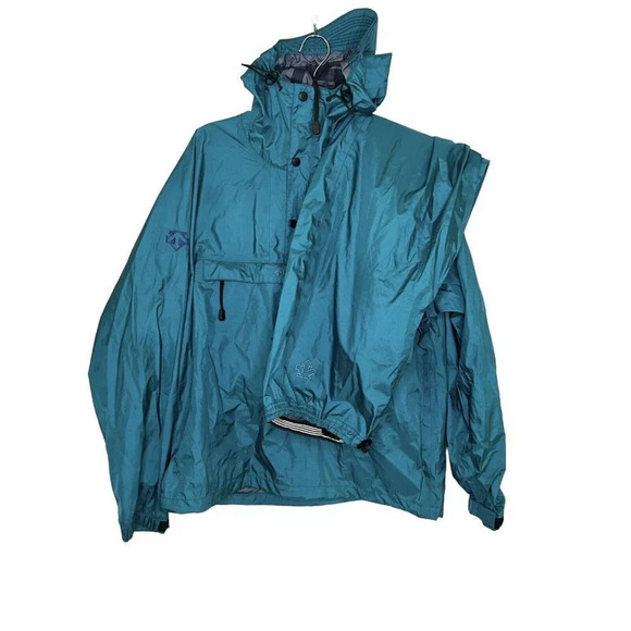 VTG Descente Teal Green Ski/Snow Suit Set Snowsuit Jacket Pants Men’s Medium - Picture 1 of 16